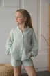 Мусліновий костюм, must-have для маленьких модниць мод ДОЕ-020, Ментол, 134-140 - изображение 6