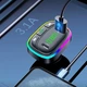 Автомобильный FM модулятор MP3 с быстрой зарядкой 3.1A (USB + USB-C) — Earldom ET-M104 Black (778354) - изображение 5