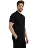 Футболка-поло базовая мужская Combined Blank Apparel CBP0101BLACK XL черная (2228692372103) - изображение 3