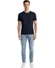 Футболка приталена Slim fit чоловіча Pamuklu PMK.MSLIM01NAVY L темно-синя (2228693211002) - зображення 3