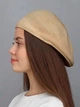 Літня кепка літній берет kangol кангол кенгол кєнгол бежевий жиганка воровка кепи кепі - изображение 2