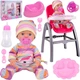 Lalka bobas MalPlay z krzesełkiem do karmienia i akcesoriami 3 w 1 30 cm 111568 (5901924238898) - obraz 1