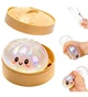 Набір іграшок 6 см 3 шт пельмень сквіші Glitter Dumpling, Mystery Dumpling - зображення 2