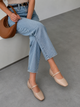 Балетки Мэри Джейн с ремешком Loretta Женские Бежевый 40 (25,5 см) (e590 beige) - изображение 5