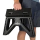 Табурет складаний Tribe Camp Chair Low T-EF-0001-black 30/38х19, 5х23, 5 см чорний - зображення 8
