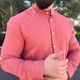 Рубашка мужская из муслина 32758 XXL коралловая - изображение 6