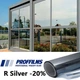 Дзеркальна плівка Silver 20% Proffilms для тонування вікон. Ціна за м2 - зображення 1
