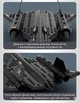 Конструктор Wange літак розвідник SR-71 Blackbird Чорний дрізд військова техніка авіація ,183 деталі - зображення 5