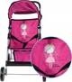 Прогулянкова коляска для ляльок MalPlay Little Princess 102854 Rose (5901924217510) - зображення 3