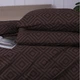Простынь MirSon Ranforce Elite 17-0624 Geometry Brown 150 х 220 см (2200008204129) - изображение 1