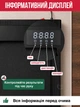 Беговая дорожка электрическая компактная 1–6 км/ч Walking Pad с 12 программами и LED дисплеем, для ходьбы, бега и кардиотренировок, до 100 кг Черная, BNE-1430 - изображение 6