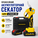 Професійний акумуляторний секатор 48V Lithium-Ion з дисплеєм кейс + 2 акумулятори - зображення 1