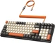 Професійна механічна клавіатура Mambasnake K6 Pro: 100 клавіш, RGB, Red Switches (Чорна). Розкладка ( ENG - UA ) - зображення 1