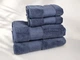 Полотенце махровое LoveYouHome хлопковое 75×150 см джинс (ly60210) - изображение 5