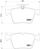 Колодки гальмові BREMBO P85124X Volkswagen Golf, Passat, Touran, Tiguan; Audi A3, TT; Skoda Superb, Kodiaq; Seat Leon 3Q0698451, 3Q0698451B, 3Q0698451C - зображення 2