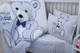Детский комплект в кроватку Tag Tekstil 100% хлопок Teddy white - изображение 2