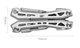 Мультитул 20 в 1 HuoHou Multi-Tool K20 универсальный многофункциональный складной EDC инструмент с плоскогубцами для туризма - изображение 14