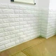 Самоклеящиеся 3D панели Белый кирпич 70×77 см 4 мм | Декор стен без ремонта | Быстрый монтаж - изображение 4