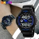 Чоловічий спортивний годинник Skmei 0931BU Blue | Цифровий, водонепроникний, з підсвіткою та будильником (sk0931bu) - зображення 4