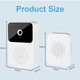 Видеодомофон Doorbell X9 с Wi-Fi, датчиком движения, 800 мАч, пластик - изображение 5