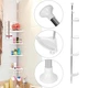 Полка для ванной Multi Corner Shelf GY-188, раздвижная, угловая, регулируемая, металл - изображение 1