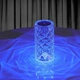 Настольная лампа-ночник Rose Diamond с пультом, RGB подсветка, аккумуляторная, розовая - изображение 6