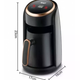 Кофеварка электрическая Domotec R-116, 600W, 300 мл, черная - изображение 4