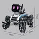 Робот-собака Stunt Robot Dog · Механическая собака на колесах с LED глазами и музыкой - изображение 6