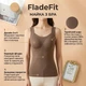 Утепленная майка с бретелями FladeFit, коричневая, размер M - изображение 1