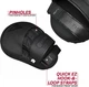 Лапы RDX FOCUS PAD черные для тренировок кожаные фокус-рукавицы унисекс для бокса и карате - изображение 5