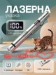 Лазерная указка игрушка для кошек и собак фонарик с зарядкой мощная от usb Hausland ультрафиолет для животных красный луч для презентаций проектора учителя серебристый (03130001) - изображение 1