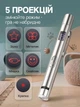 Лазерная указка игрушка для кошек и собак фонарик с зарядкой мощная от usb Hausland ультрафиолет для животных красный луч для презентаций проектора учителя серебристый (03130001) - изображение 2