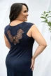 Сорочка жіноча Shato Shato 2310 navy blue XXL синий - зображення 2