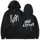 Худі Korn Music Concert Rock Band WORLD TOUR металлическая готическая в стиле панк, хип-хоп Чорне (2351697556) - изображение 1
