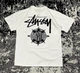 Футболка Stussy Gang Starr белая мужская с принтом логотипов, хип-хоп стиль XS Біла (2586986716) - изображение 1