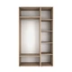 Шкаф распашной комбинированный с антресолью №12 Art in Head Light 1200х2600х500 Дуб Сонома светлая (A2LTK01213000000) - изображение 3