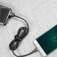 Baseus Cafule Micro USB Cable 2.4A (1m) CAMKLF-BG1 - кабель для зарядки и передачи данных, Gray/Black - зображення 7