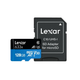 Карта пам'яті microSDXC (UHS-1 U3) Lexar High-Performance 633x 128Gb class 10 V30 A1 (100Mb/s) Синій Series (adapter SD) - изображение 1