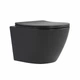Унітаз підвісний Qtap Robin Ultra Quiet 520×365×340 мм, Anthracite, із сидінням Slim Duroplast / Soft-close / Quick Release - зображення 1