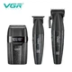 Комплект VGR 3 в 1 V-640 S3 BLACK, машинка для стрижки (clipper), триммер и электробритва (шейвер) - изображение 1