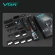 Комплект VGR 3 в 1 V-640 S3 BLACK, машинка для стрижки (clipper), триммер и электробритва (шейвер) - изображение 7