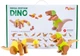 Klocki drewniane MalBlo Eco Mega zestaw DINO 33 elementy MAL 7740 (8809290277404) - obraz 1