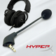 Микрофон для наушников HyperX Cloud / CloudX / Cloud Core / Cloud II / Pro Silver - изображение 1