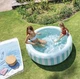 Бассейн надувной Intex 56182 168 × 53 см высота 53 см рабочий уровень воды 38–40 см дно ненадувное - изображение 7