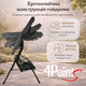Качеля садова 4P Garden 180х110см посилена 3 х місна металева з тентом з м'яким диваном для дачі саду саду будинку С - зображення 7