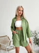 Костюм Podolyanka з натурального льону оливковий 48-52 (Арт. 0590BT) - зображення 1