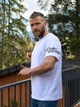 Мужская футболка SOLINNA оверсайз с принтом на рукаве, турецкий кулир, большие размеры 42–60 - изображение 6