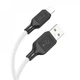 Кабель HOCO X90 Cool silicone charging data cable for iP White - изображение 3