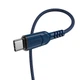 Кабель HOCO X59 USB to Type-C 3A, 1m, nylon, TPE connectors, Blue - зображення 5