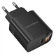 Мережевий зарядний пристрій BOROFONE BA97A Ilustre single-port PD30W charger with digital display (EU) Black - зображення 4